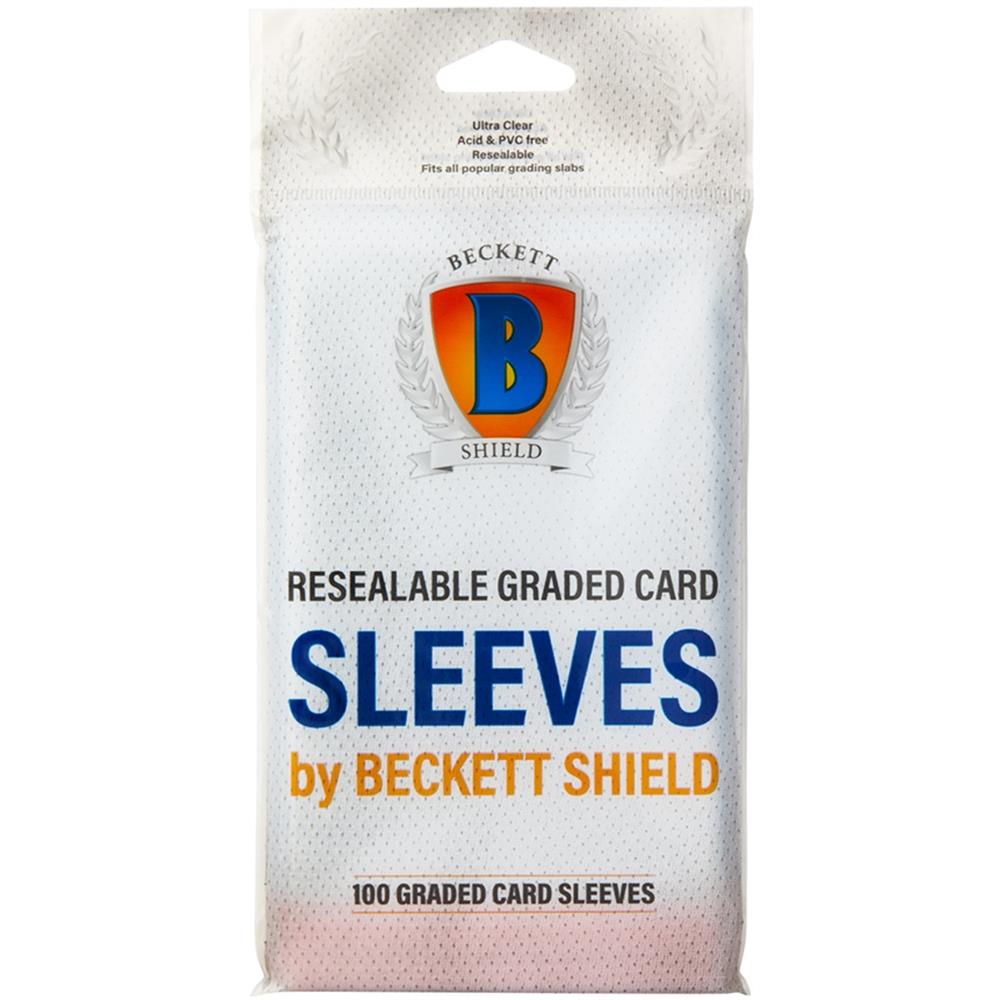 AT-90301 Beckett Shield Graded Card Sleeves (100 Sleeves)