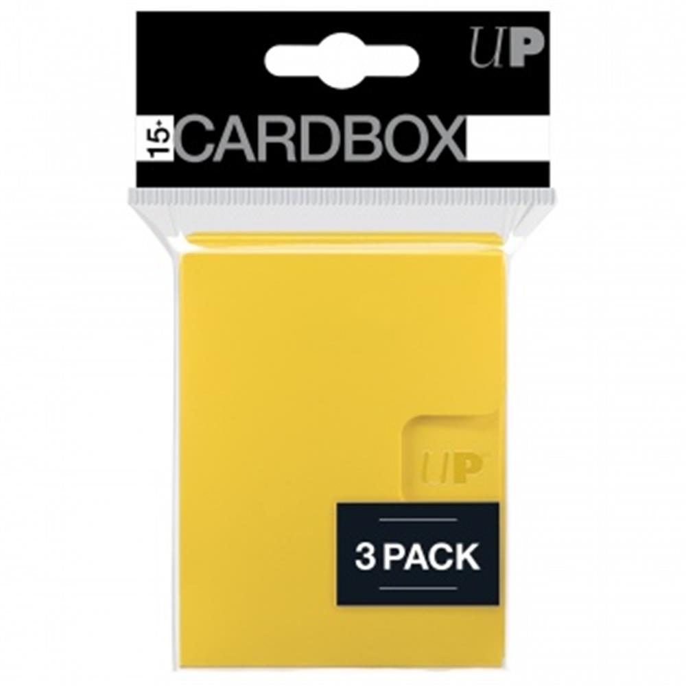 E-85499 PRO 15+ Card Box 3-pack: Yellow