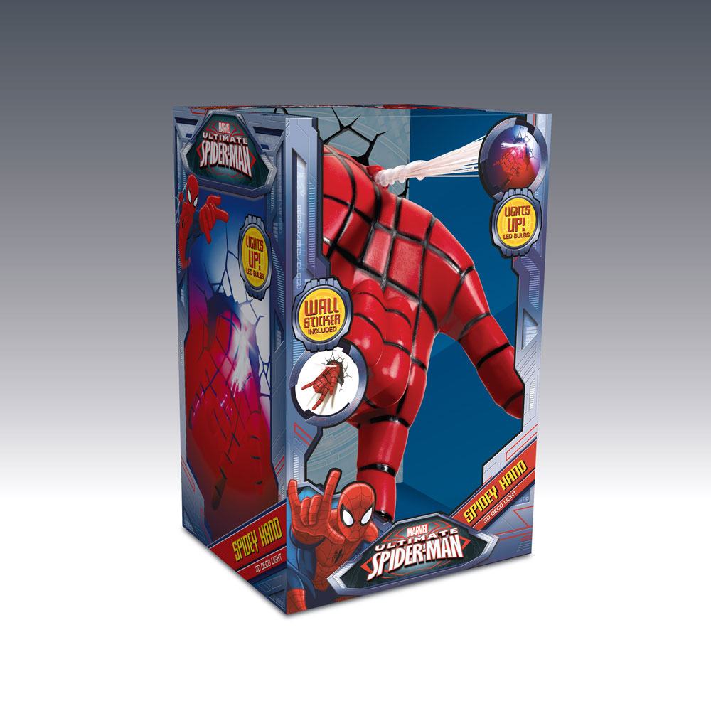 Isola dei Collezionisti - Ultimate Spider-Man 3D LED Light Spider-Man Hand - 4