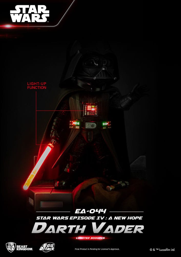 Isola dei Collezionisti - Star Wars Egg Attack Statue Darth Vader Episode IV 25 cm - 9