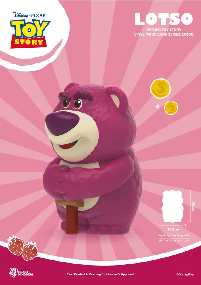 Isola dei Collezionisti - Toy Story Piggy Vinyl Bank Lotso 35 cm - 4