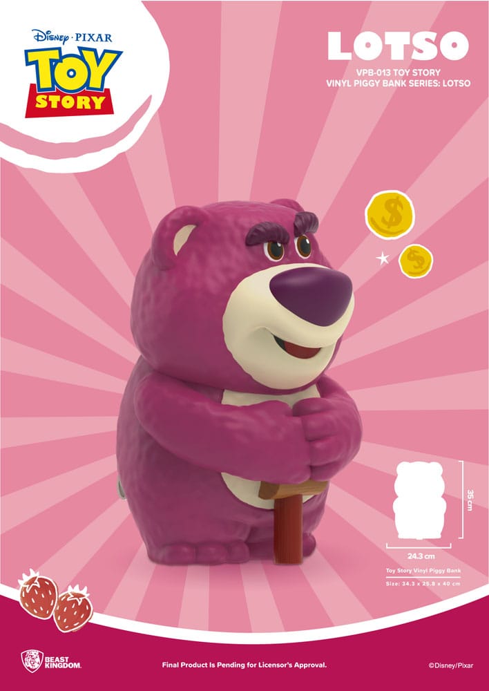 Isola dei Collezionisti - Toy Story Piggy Vinyl Bank Lotso 35 cm - 5