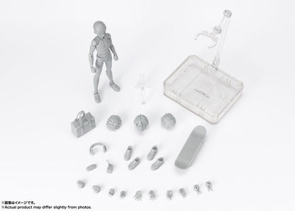 Isola dei Collezionisti - S.H. Figuarts Action Figure Body-Kun School Life Edition DX Set (Gray Color Ver.) 13 cm - 3