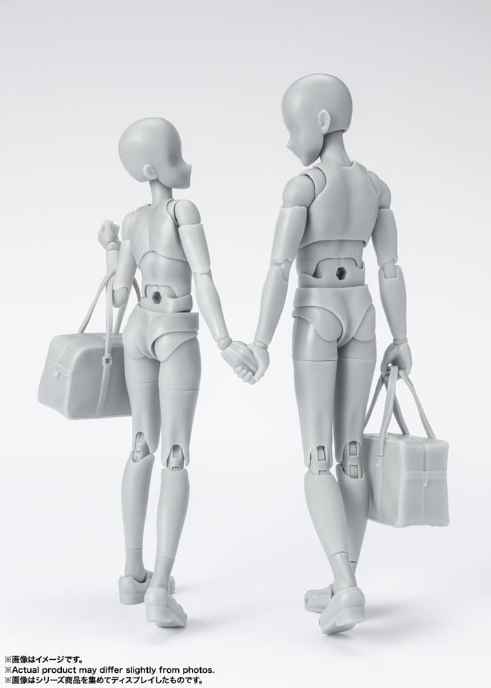 Isola dei Collezionisti - S.H. Figuarts Action Figure Body-Kun School Life Edition DX Set (Gray Color Ver.) 13 cm - 9