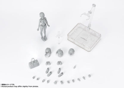 Isola dei Collezionisti - S.H. Figuarts Action Figure Body-Chan School Life Edition DX Set (Gray Color Ver.) 13 cm - 14