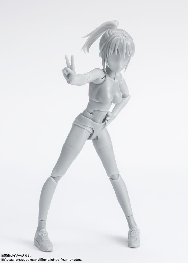 Isola dei Collezionisti - S.H. Figuarts Action Figure Body-Chan School Life Edition DX Set (Gray Color Ver.) 13 cm - 20