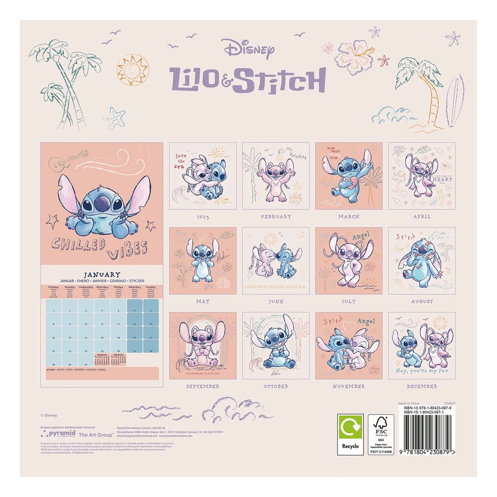 Isola dei Collezionisti - Lilo & Stitch Calendar 2024 Stitch & Angel - 3