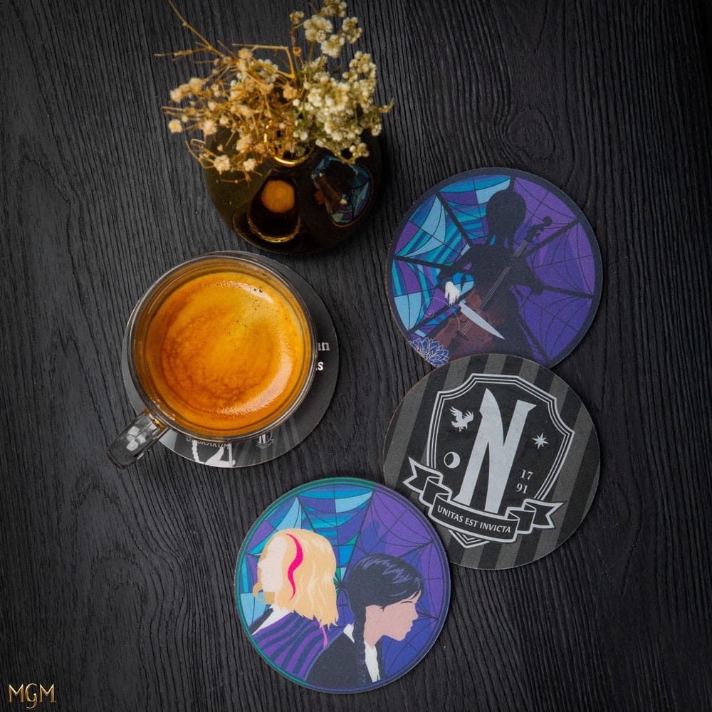 Isola dei Collezionisti - Wednesday Coaster 4-Pack - 1