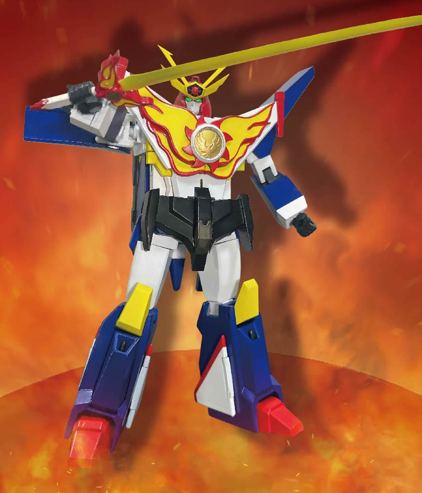 Isola dei Collezionisti - The Brave Fighter of Sun Fighbird Super Metal Action Action Figure Busou Gattai Fighbird 18 cm - 9