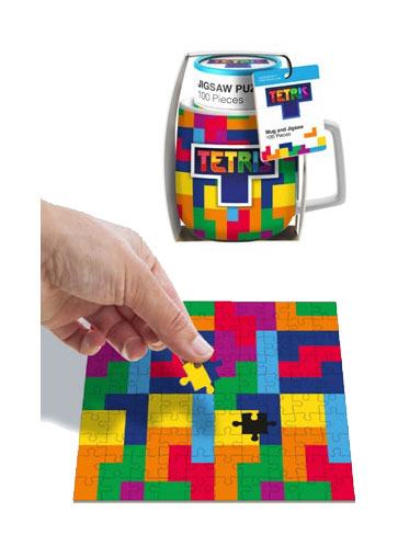 Isola dei Collezionisti - Tetris Mug & Jigsaw Puzzle Set Tetriminos - 2