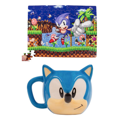 Isola dei Collezionisti - Sonic the Hedgehog Mug & Jigsaw Puzzle Set Sonic - 3