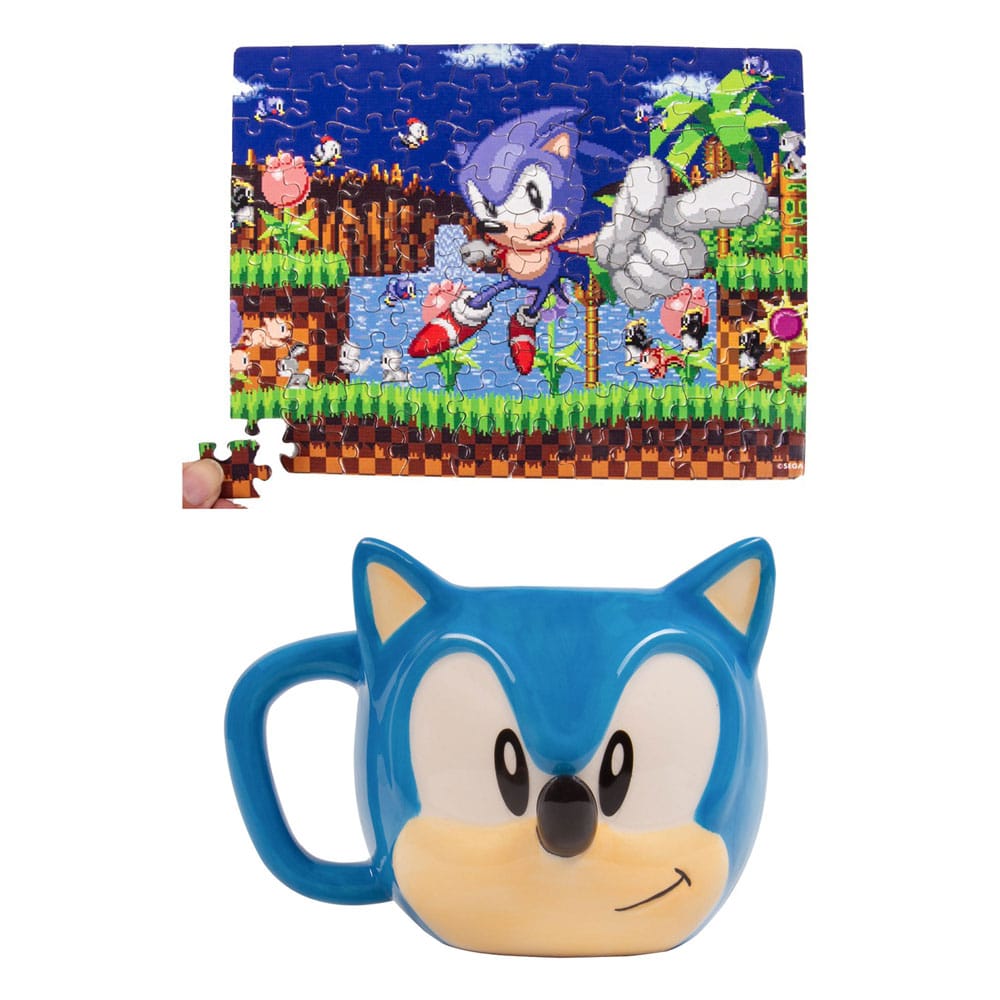 Isola dei Collezionisti - Sonic the Hedgehog Mug & Jigsaw Puzzle Set Sonic - 5