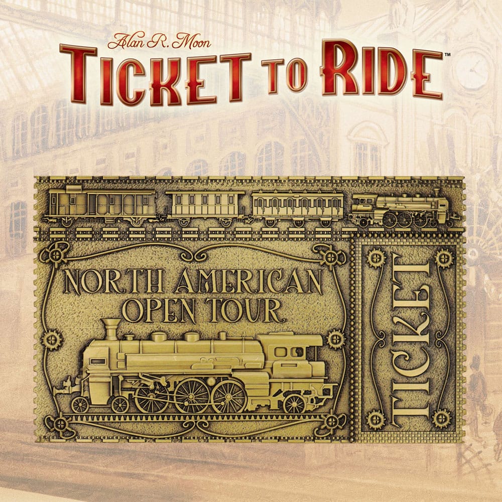 Isola dei Collezionisti - Ticket to Ride Replica North American Open Tour Ticket Limited Edition - 5