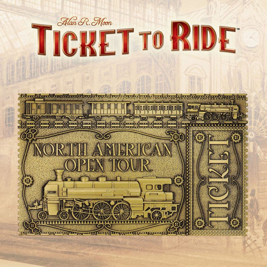 Isola dei Collezionisti - Ticket to Ride Replica North American Open Tour Ticket Limited Edition - 1