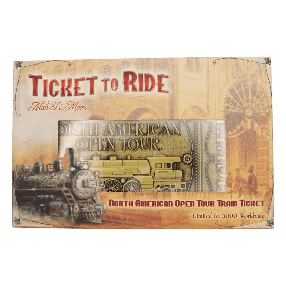 Isola dei Collezionisti - Ticket to Ride Replica North American Open Tour Ticket Limited Edition - 6