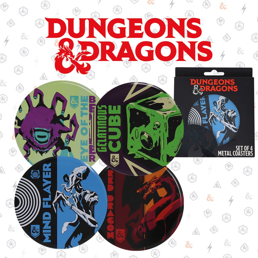 Isola dei Collezionisti - Dungeons & Dragons Coaster 4-Pack - 18