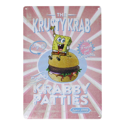 Isola dei Collezionisti - SpongeBob Tin Sign Krusty Krab - 1