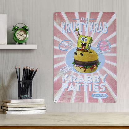 Isola dei Collezionisti - SpongeBob Tin Sign Krusty Krab - 3