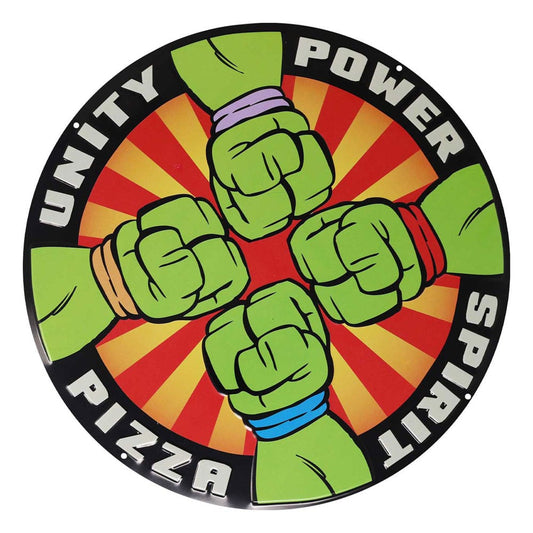 Isola dei Collezionisti - Teenage Mutant Ninja Turtles Tin Sign Pizza Power - 1