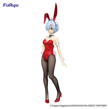 Isola dei Collezionisti - Re:Zero BiCute Bunnies PVC Statue Rem Red Color ver. 29 cm - 1