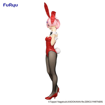 Isola dei Collezionisti - Re:Zero BiCute Bunnies PVC Statue Ram Red Color Ver. 29 cm - 3