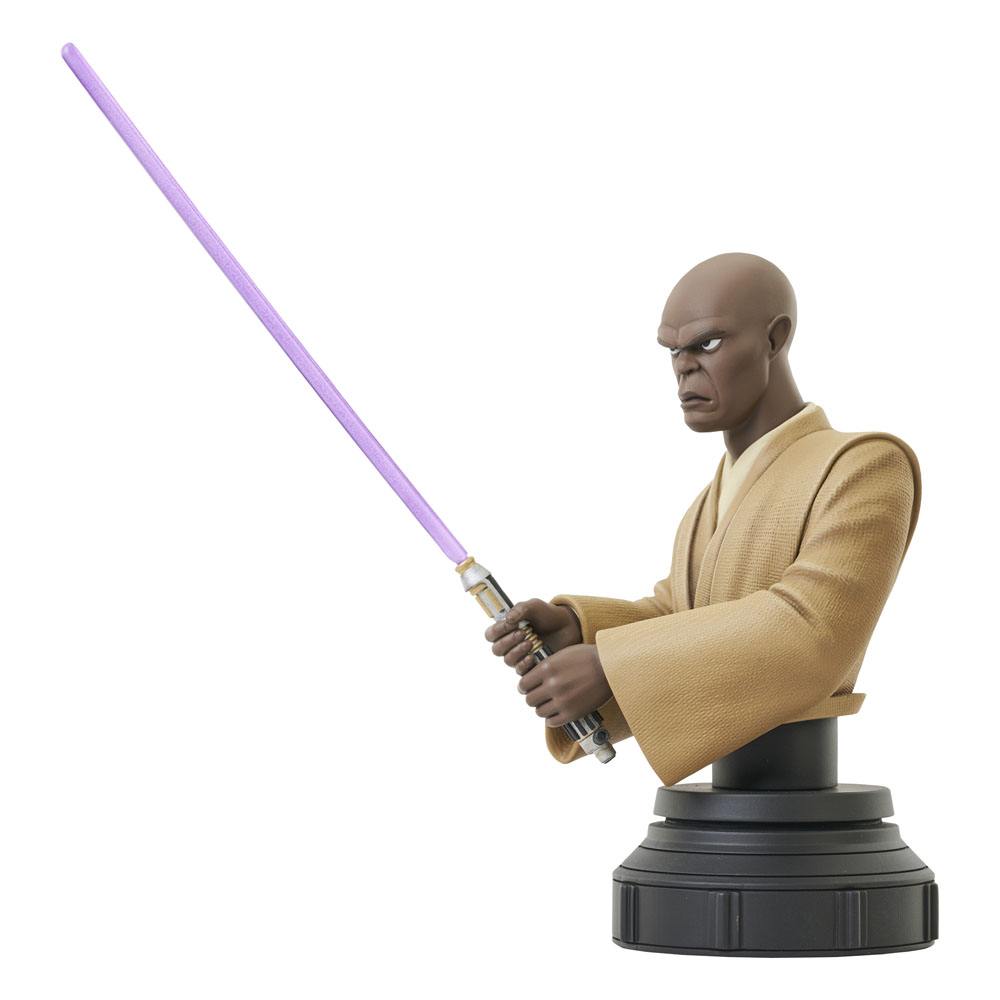 Isola dei Collezionisti - Star Wars The Clone Wars Bust 1/7 Mace Windu 15 cm - 3