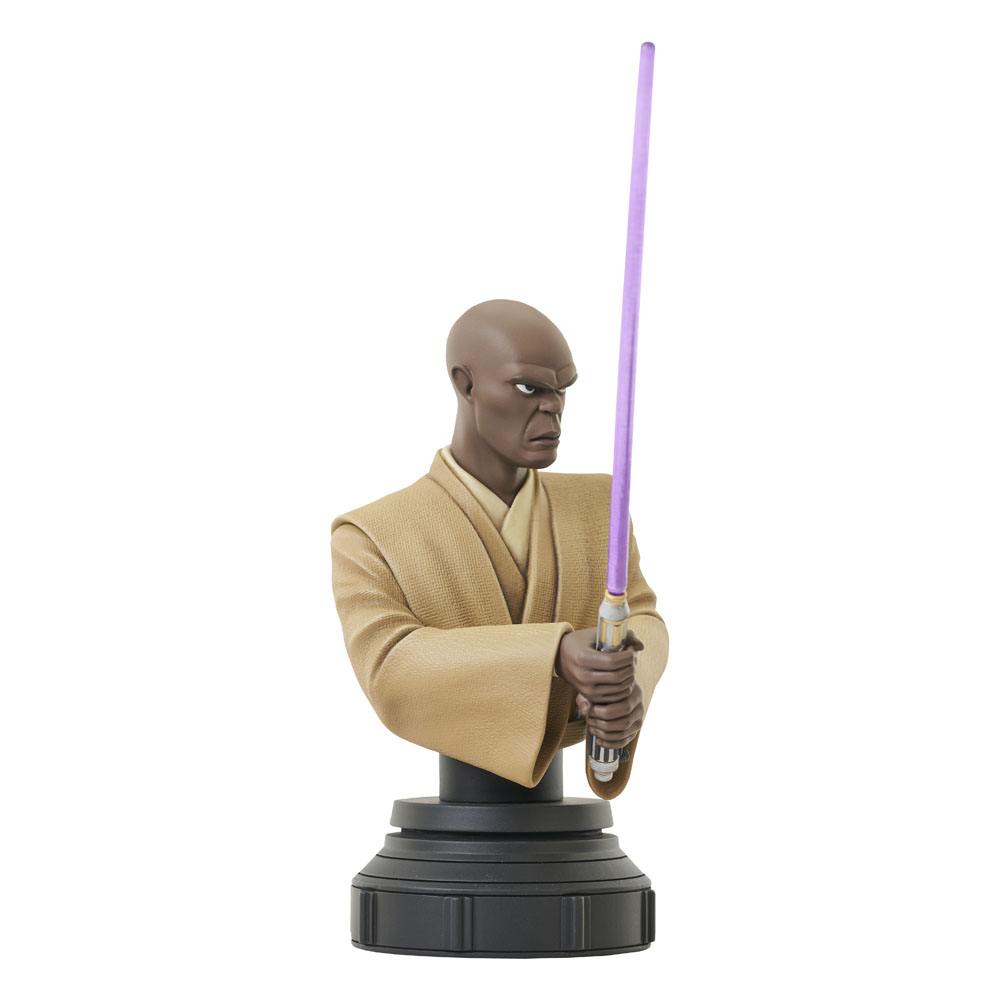 Isola dei Collezionisti - Star Wars The Clone Wars Bust 1/7 Mace Windu 15 cm - 4