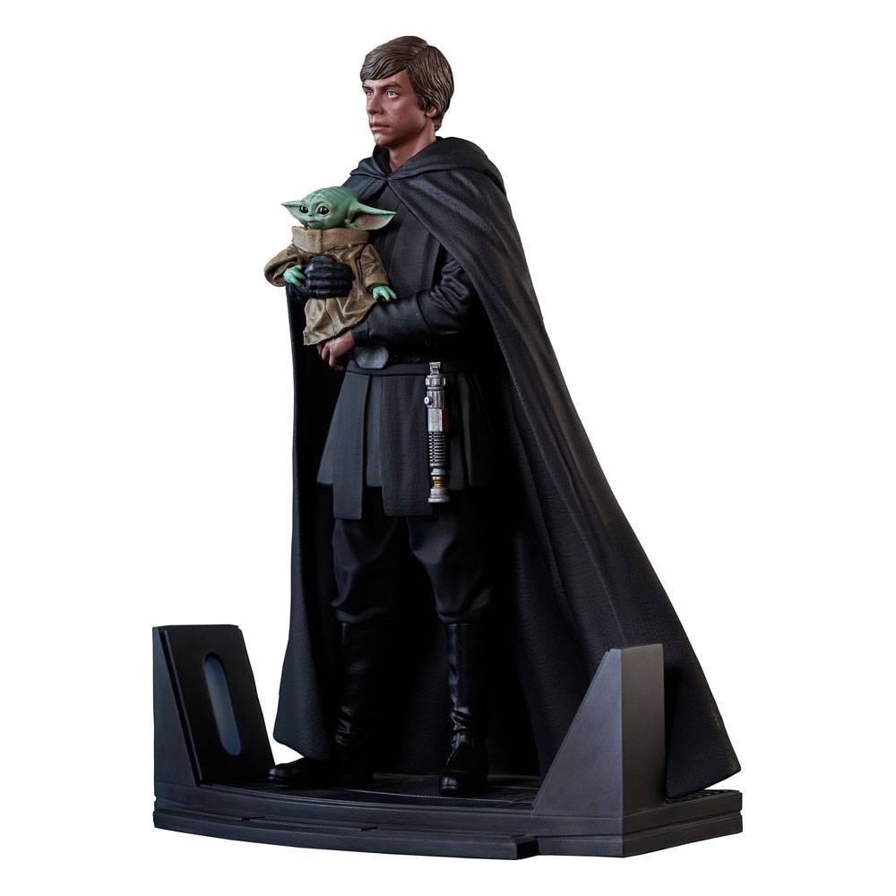 Isola dei Collezionisti - Star Wars: The Mandalorian Premier Collection 1/7 Luke Skywalker & Grogu 25 cm - 2