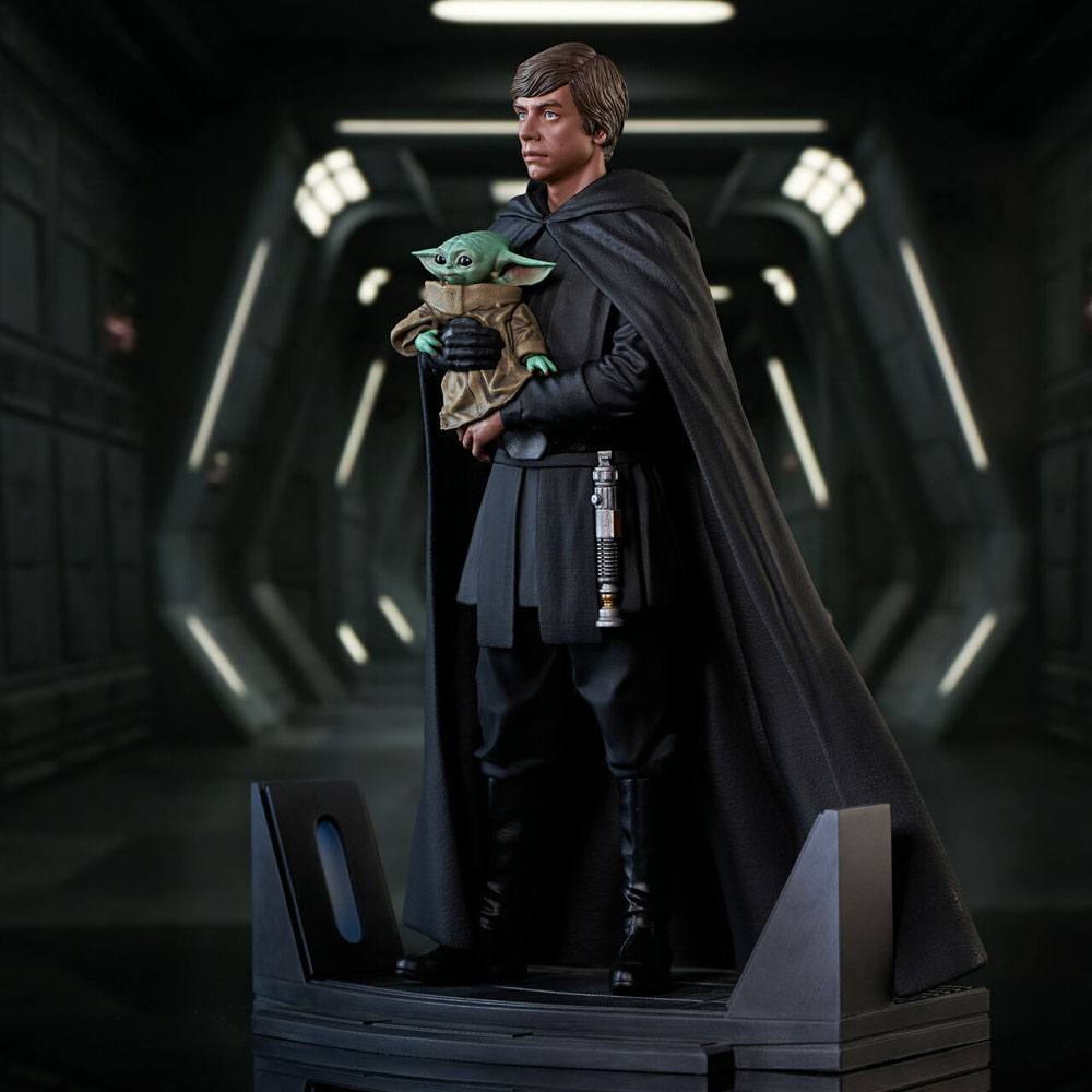 Isola dei Collezionisti - Star Wars: The Mandalorian Premier Collection 1/7 Luke Skywalker & Grogu 25 cm - 6