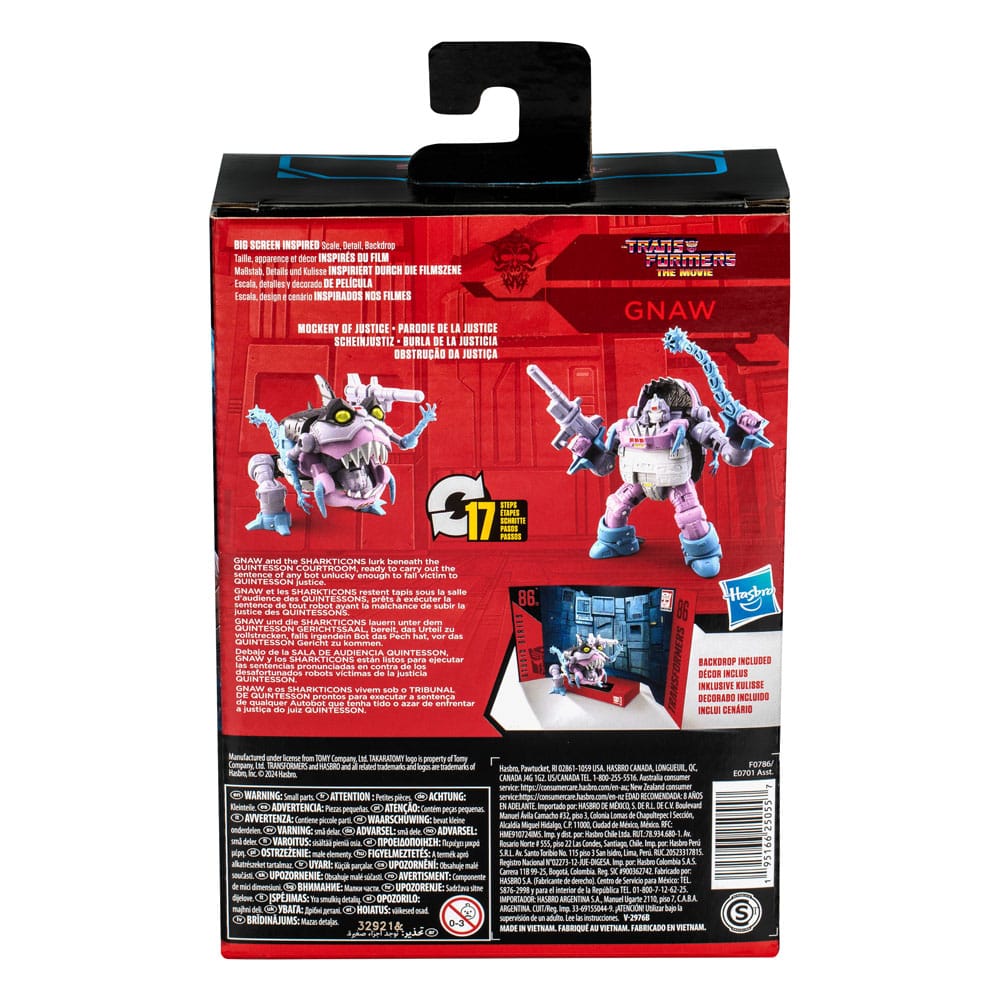 Isola dei Collezionisti - The Transformers: The Movie Studio Series Deluxe Class Action Figure Gnaw 11 cm - 5