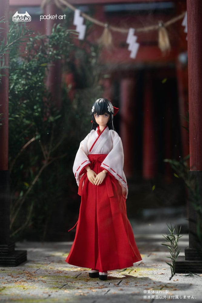 Isola dei Collezionisti - Pocket Art Action Action Figure 1/12 PA005 Exorcism Shrine Maiden Tsubaki 15 cm - 12