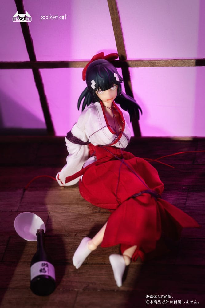 Isola dei Collezionisti - Pocket Art Action Action Figure 1/12 PA005 Exorcism Shrine Maiden Tsubaki 15 cm - 31