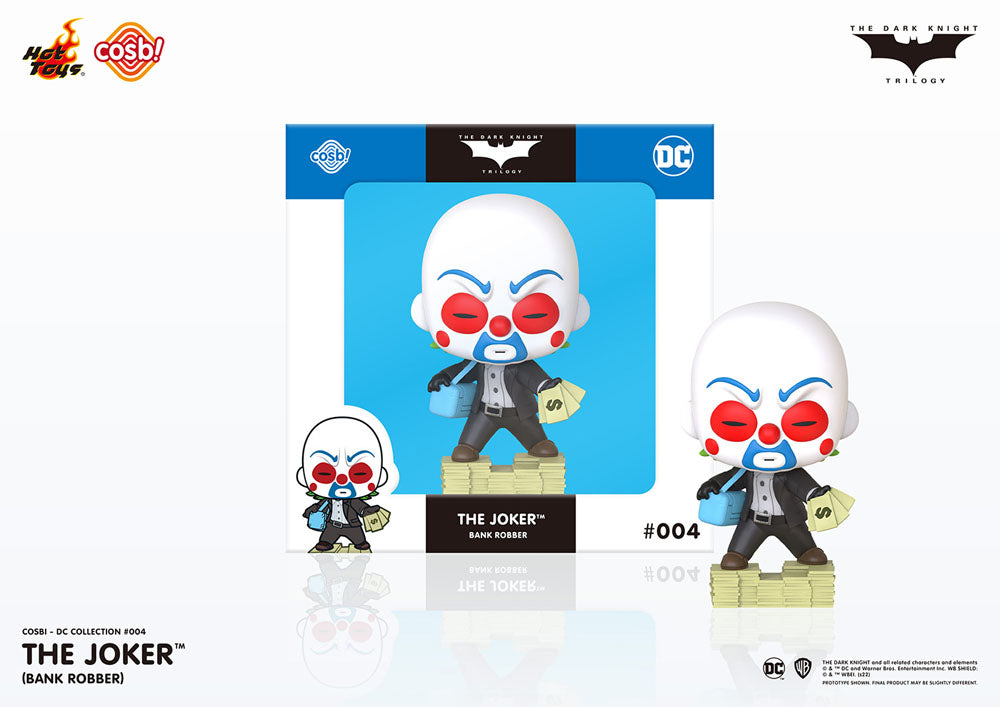 Isola dei Collezionisti - The Dark Knight Trilogy Cosbi Mini Figure The Joker (Bank Robber) 8 cm - 3