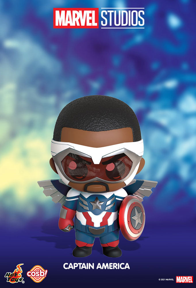 Isola dei Collezionisti - The Falcon and the Winter Soldier Cosbi Mini Figure Captain America 8 cm - 3