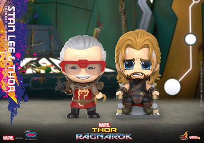 Isola dei Collezionisti - Thor: Ragnarok Cosbaby (S) Mini Figures Stan Lee & Thor 10 cm - 2