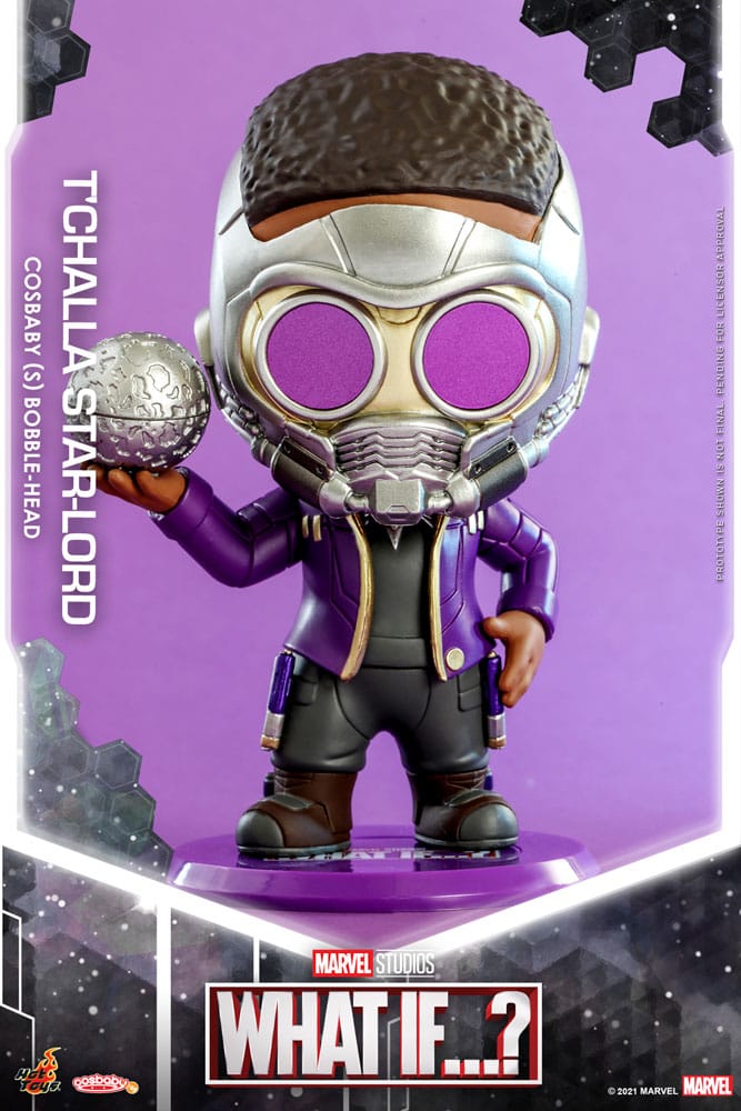 Isola dei Collezionisti - What If...? Cosbaby (S) Mini Figure T'Challa Star-Lord 10 cm - 2