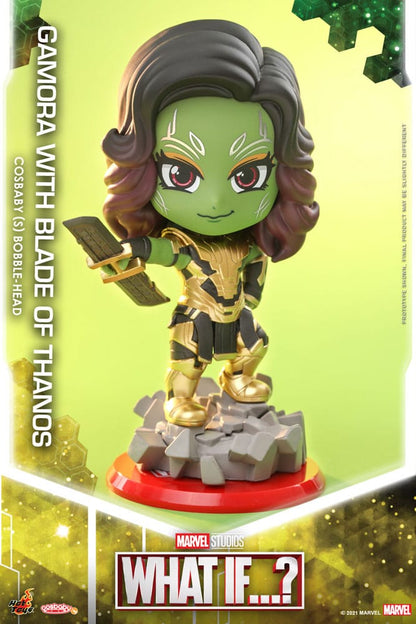 Isola dei Collezionisti - What If...? Cosbaby (S) Mini Figure Gamora (with Blade of Thanos) 10 cm - 2