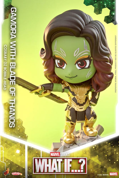 Isola dei Collezionisti - What If...? Cosbaby (S) Mini Figure Gamora (with Blade of Thanos) 10 cm - 3