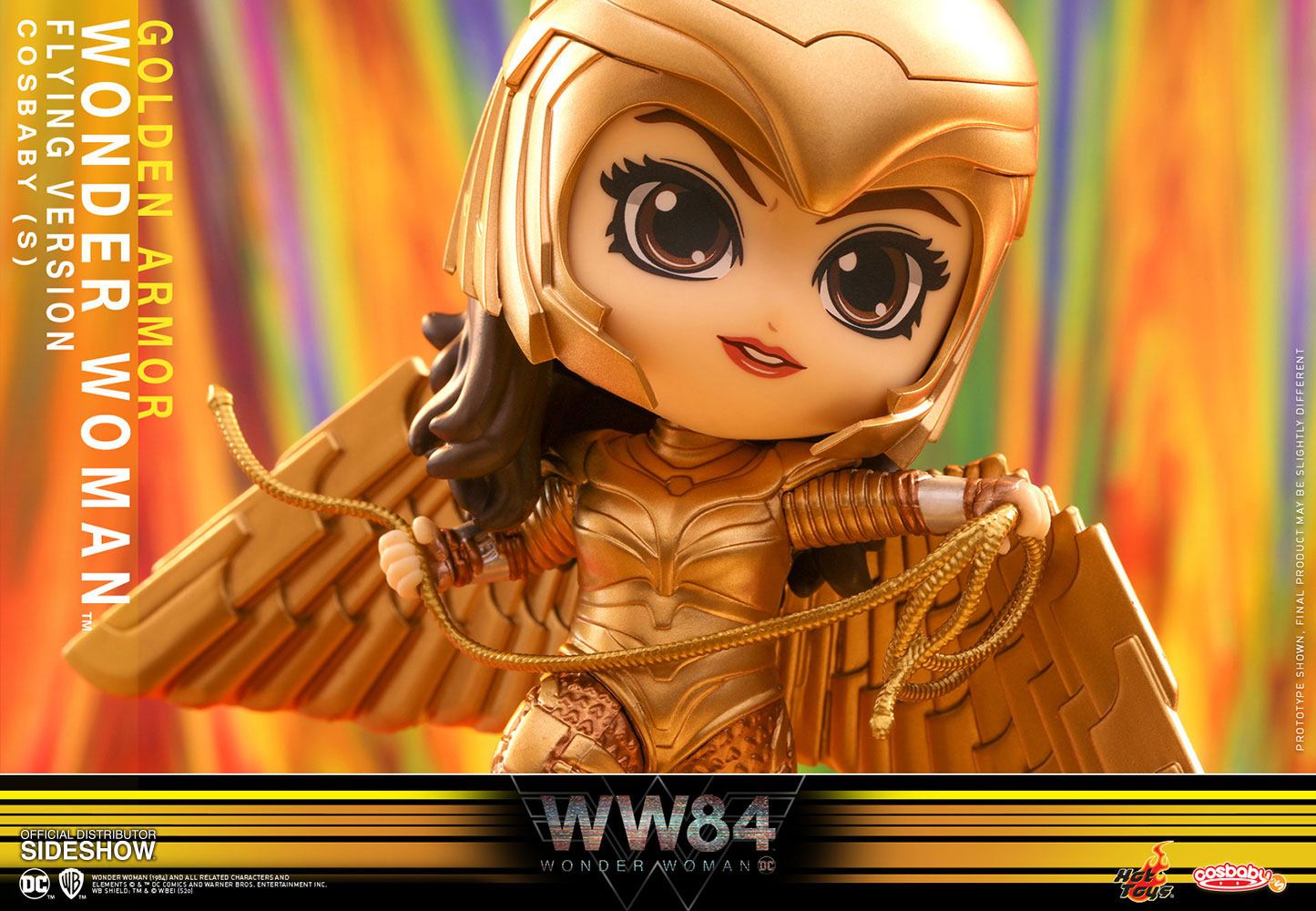 Isola dei Collezionisti - Wonder Woman 1984 Cosbaby (S) Mini Figure Golden Armor Wonder Woman (Flying Version) 10 cm - 5