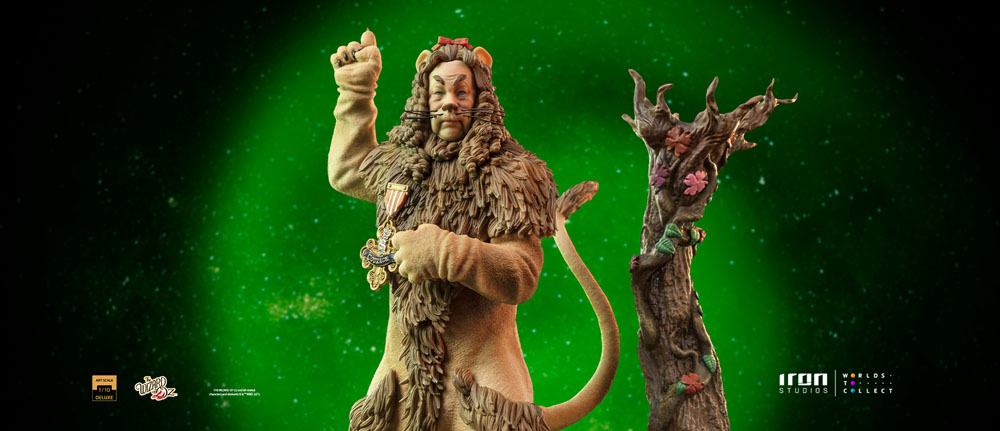 Isola dei Collezionisti - The Wizard of Oz Deluxe Art Scale Statue 1/10 Cowardly Lion 20 cm - 20