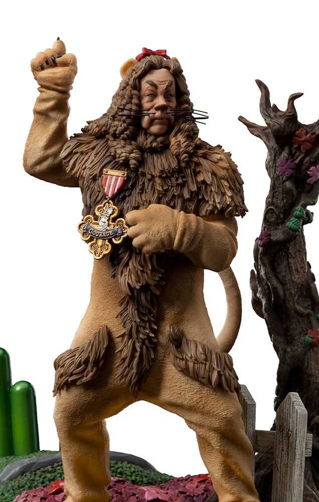 Isola dei Collezionisti - The Wizard of Oz Deluxe Art Scale Statue 1/10 Cowardly Lion 20 cm - 23