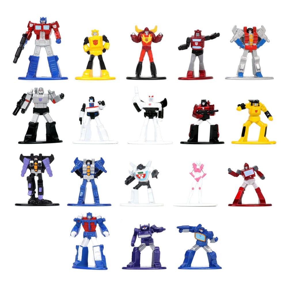 Isola dei Collezionisti - Transformers Nano Metalfigs Diecast Mini Figures 18-Pack Wave 1 4 cm - 2