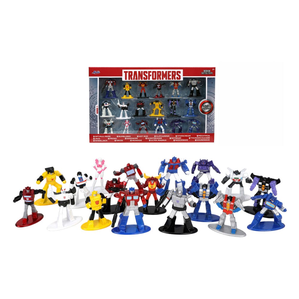 Isola dei Collezionisti - Transformers Nano Metalfigs Diecast Mini Figures 18-Pack Wave 1 4 cm - 8