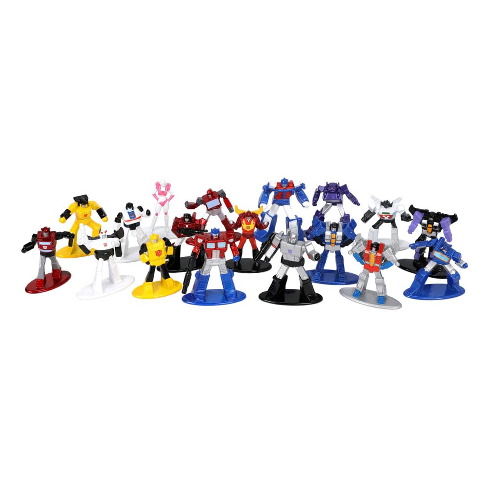 Isola dei Collezionisti - Transformers Nano Metalfigs Diecast Mini Figures 18-Pack Wave 1 4 cm - 4