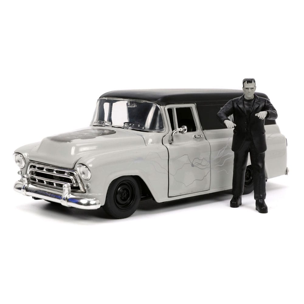 Isola dei Collezionisti - Universal Monsters Diecast Model 1/24 Frankenstein 1957 Chevy Suburban - 16