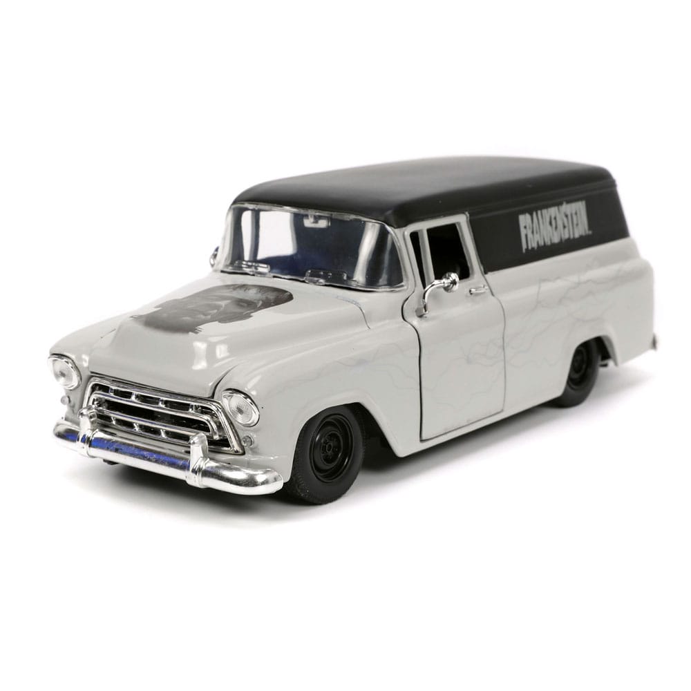 Isola dei Collezionisti - Universal Monsters Diecast Model 1/24 Frankenstein 1957 Chevy Suburban - 7