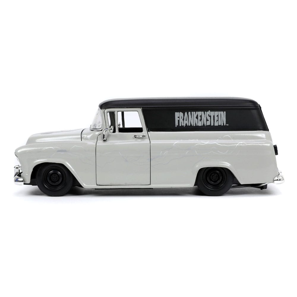 Isola dei Collezionisti - Universal Monsters Diecast Model 1/24 Frankenstein 1957 Chevy Suburban - 8