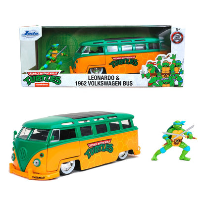 Isola dei Collezionisti - Teenage Mutant Ninja Turtles Diecast Model 1/24 1962 VW Bus Leonardo - 11