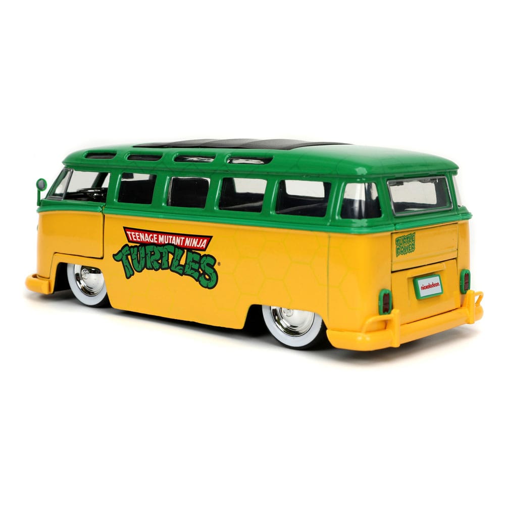 Isola dei Collezionisti - Teenage Mutant Ninja Turtles Diecast Model 1/24 1962 VW Bus Leonardo - 30