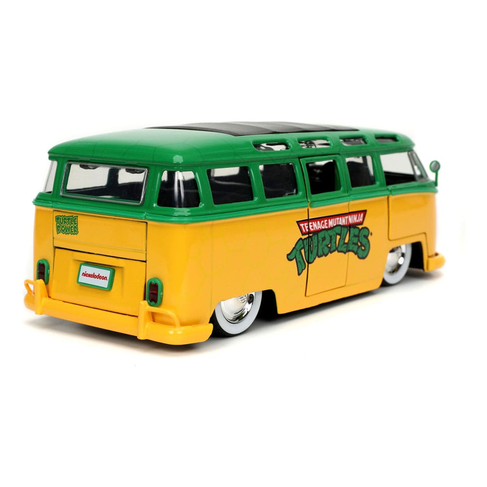 Isola dei Collezionisti - Teenage Mutant Ninja Turtles Diecast Model 1/24 1962 VW Bus Leonardo - 32